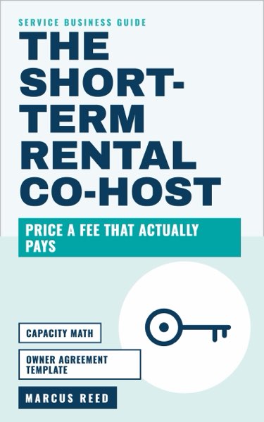 The Short-Term Rental Co-Host by Marcus Reed, book cover