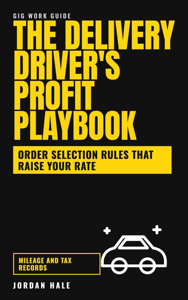 The Delivery Driver's Profit Playbook by Jordan Hale, book cover