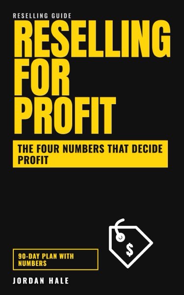 Reselling for Profit by Jordan Hale, book cover