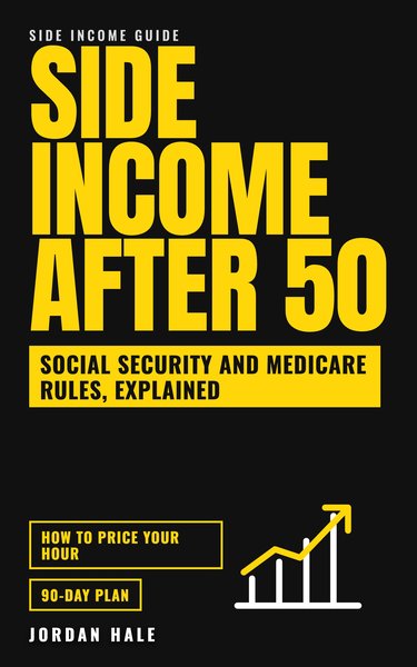 Side Income After 50 by Jordan Hale, book cover